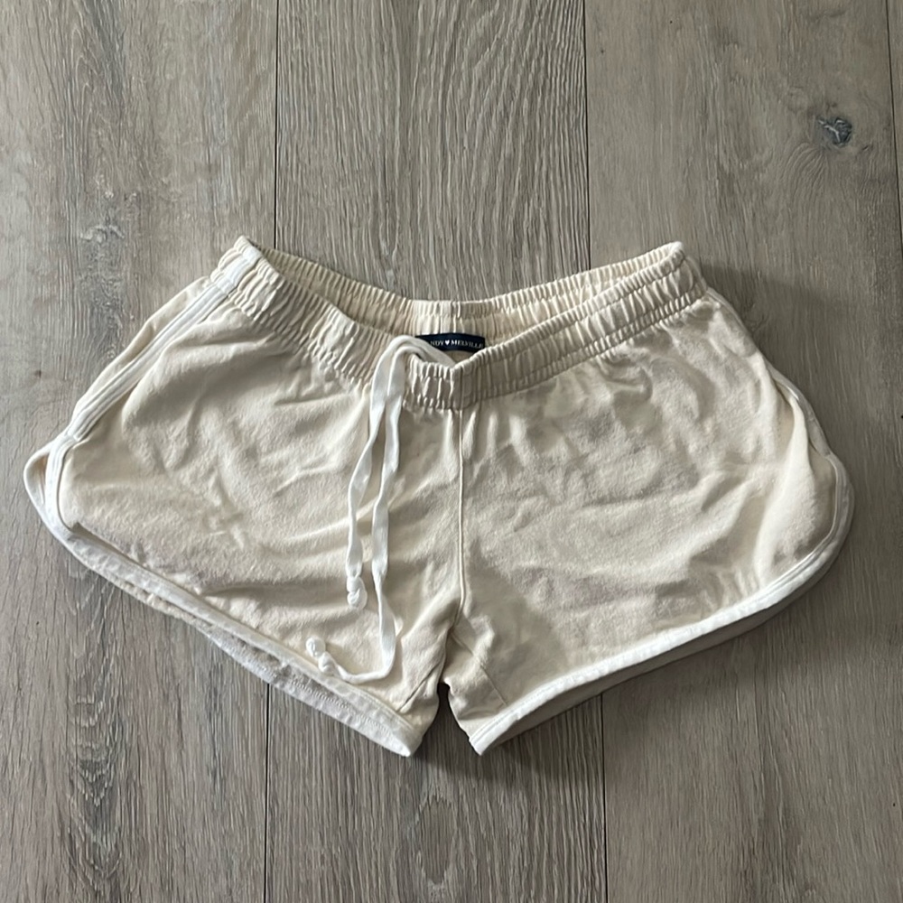 Cream shorts